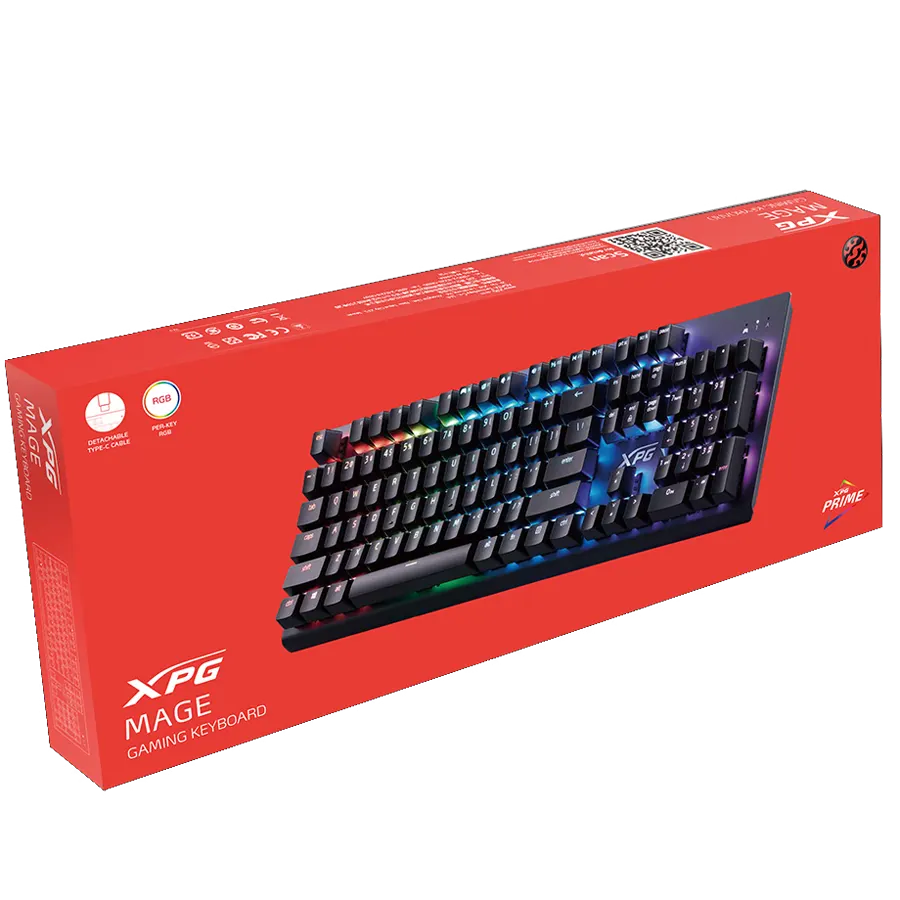 Teclado Gamer Mecánico XPG MAGE Red Switches RGB Español ES
